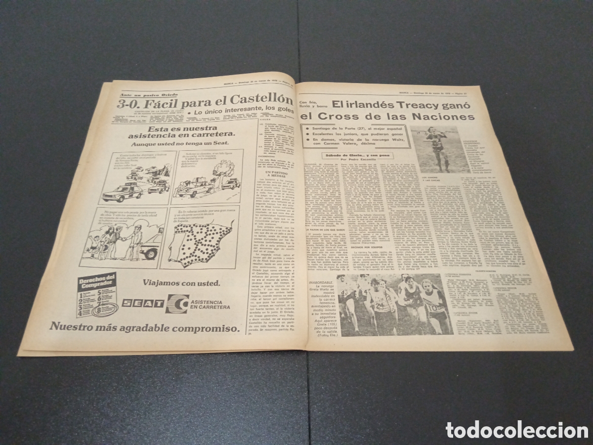 Coleccionismo deportivo: MARCA 26/03/1978 - Foto 3