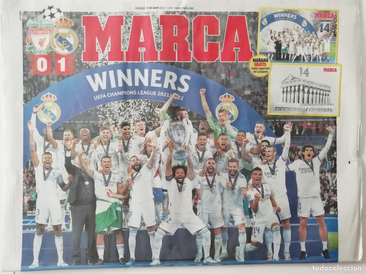 Coleccionismo deportivo: Marca: El Real Madrid gana su decimo cuarta champions - Foto 1