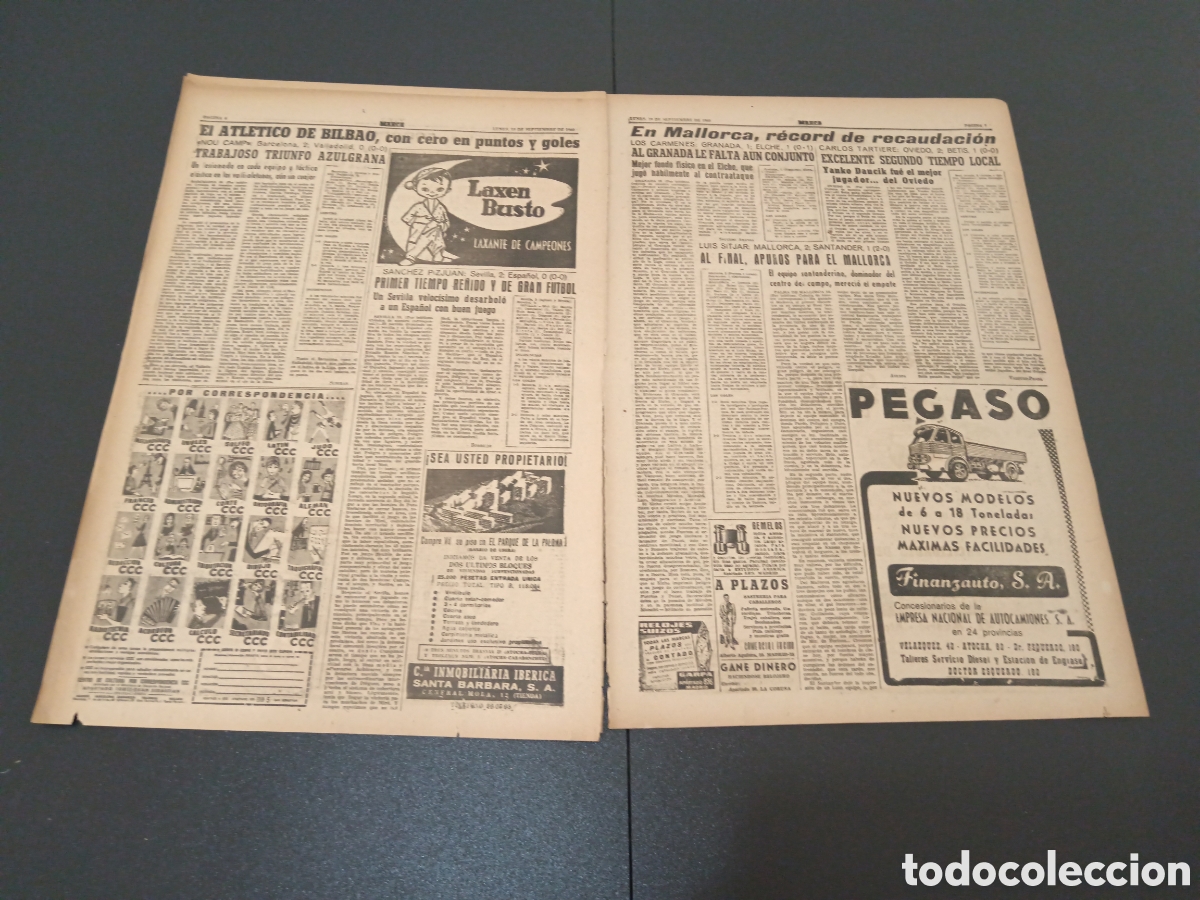 Coleccionismo deportivo: MARCA 19 DE SEPTIEMBRE 1960 - Foto 4