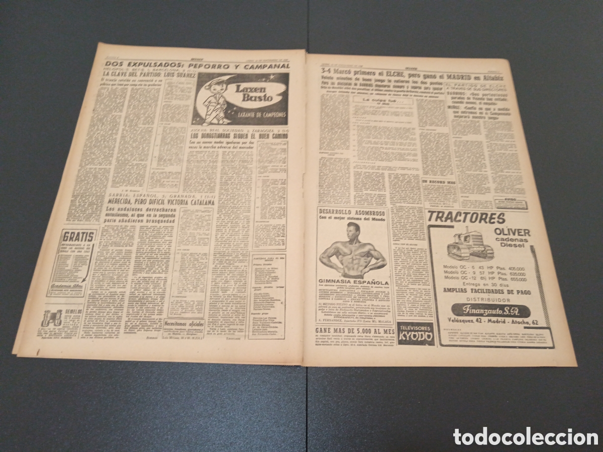 Coleccionismo deportivo: MARCA 26 DE SEPTIEMBRE 1960 - Foto 4