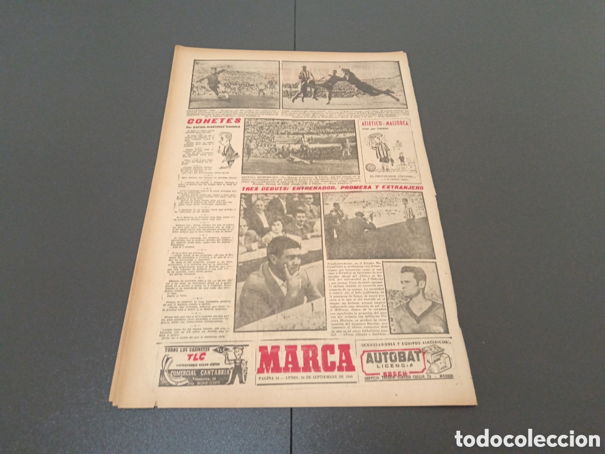 Coleccionismo deportivo: MARCA 26 DE SEPTIEMBRE 1960 - Foto 7