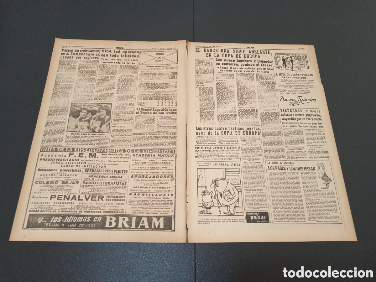 Coleccionismo deportivo: MARCA 06 DE OCTUBRE 1960 - Foto 2