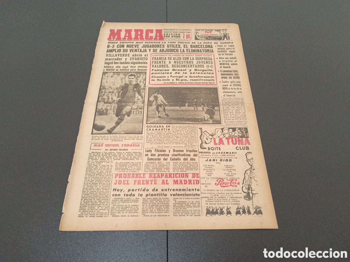 Coleccionismo deportivo: MARCA 06 DE OCTUBRE 1960 - Foto 1