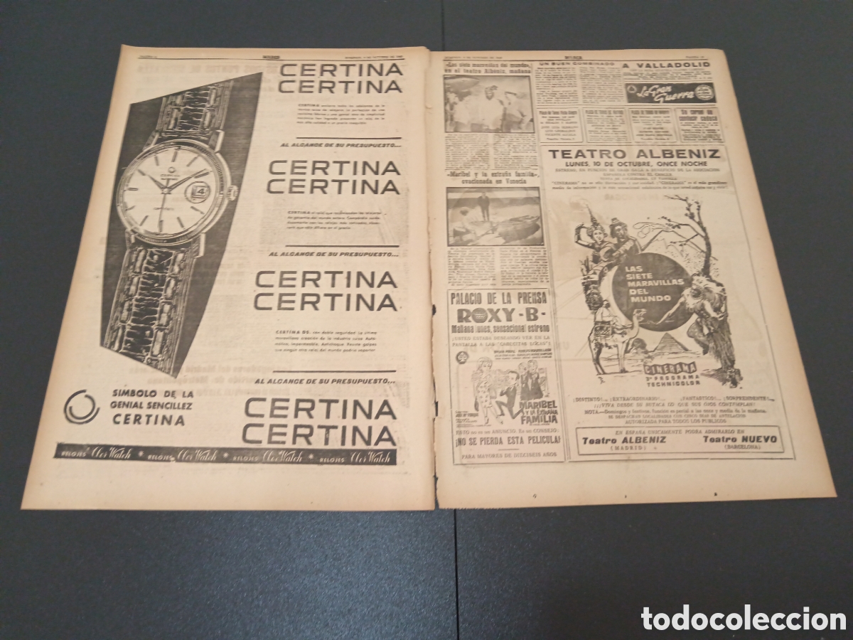 Coleccionismo deportivo: MARCA 09 DE OCTUBRE 1960 - Foto 3