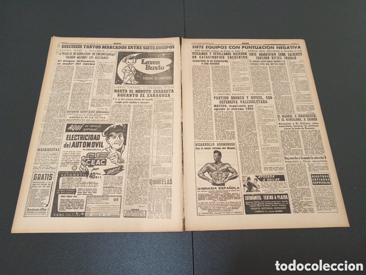 Coleccionismo deportivo: MARCA 10 DE OCTUBRE 1960 - Foto 4