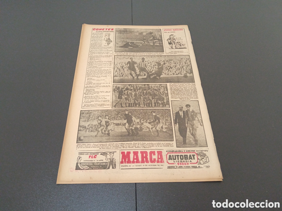 Coleccionismo deportivo: MARCA 10 DE OCTUBRE 1960 - Foto 7