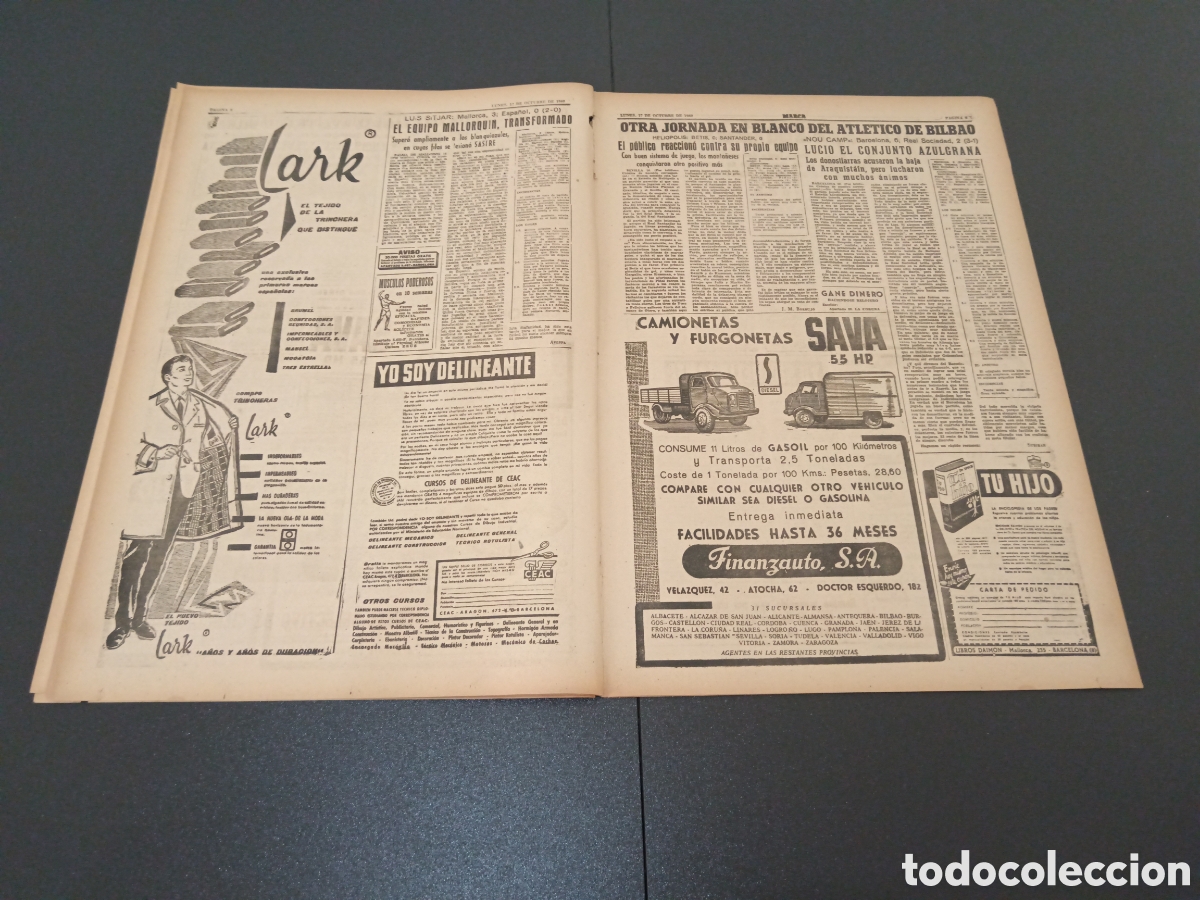 Coleccionismo deportivo: MARCA 17 DE OCTUBRE 1960 - Foto 5