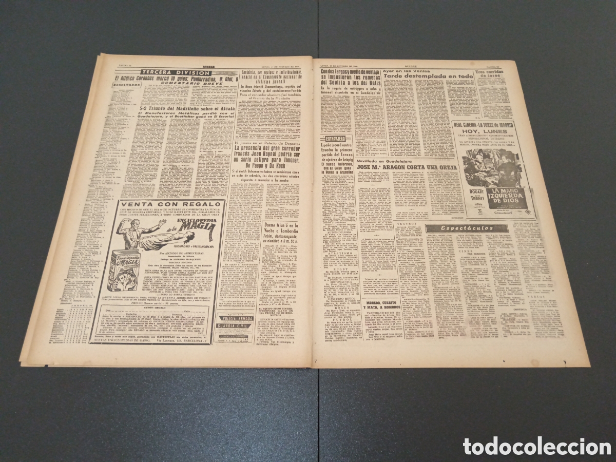Coleccionismo deportivo: MARCA 17 DE OCTUBRE 1960 - Foto 7
