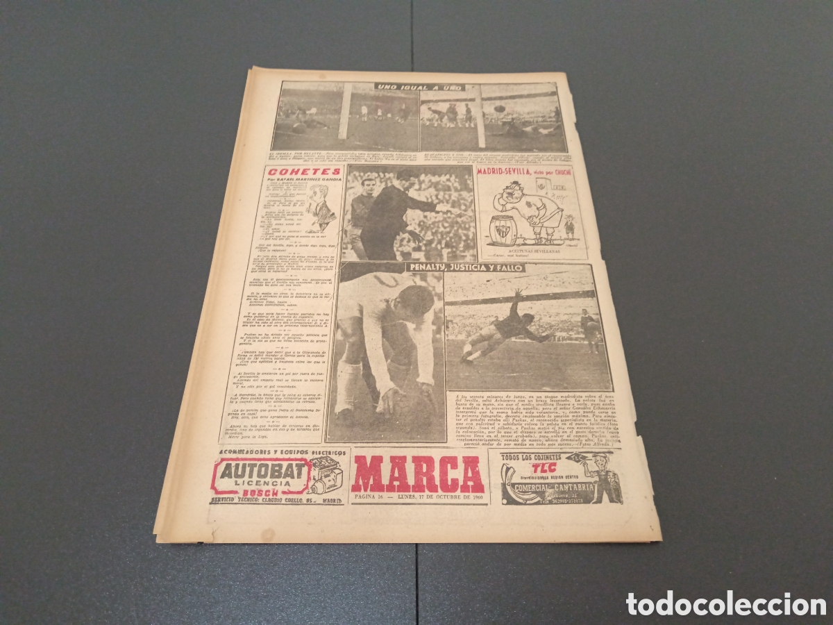 Coleccionismo deportivo: MARCA 17 DE OCTUBRE 1960 - Foto 8
