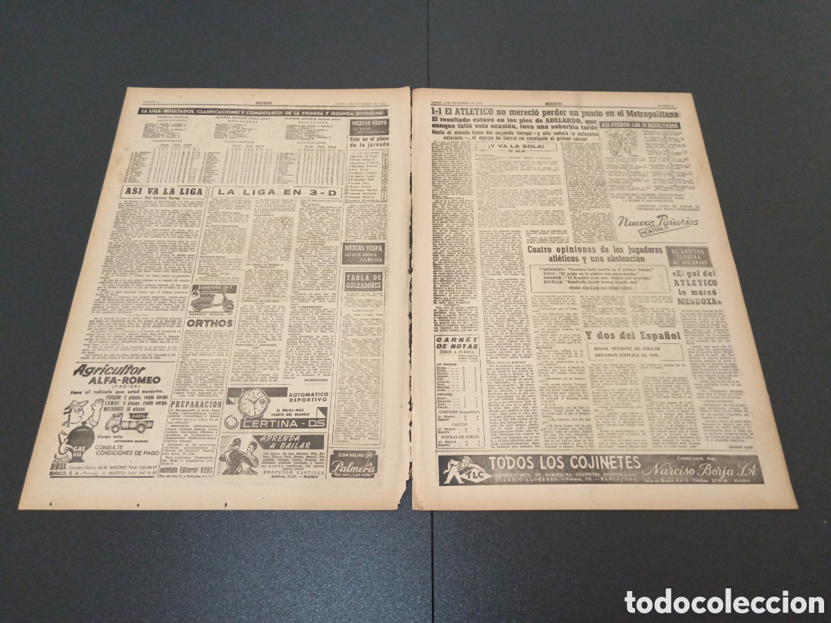 Coleccionismo deportivo: MARCA 05 DE DICIEMBRE 1960 - Foto 2