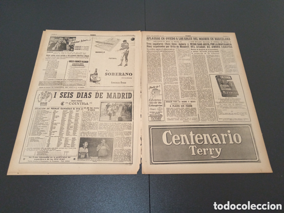 Coleccionismo deportivo: MARCA 05 DE DICIEMBRE 1960 - Foto 3