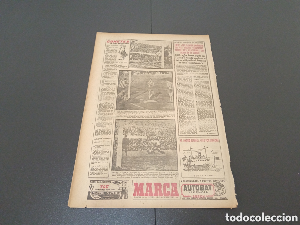 Coleccionismo deportivo: MARCA 05 DE DICIEMBRE 1960 - Foto 8