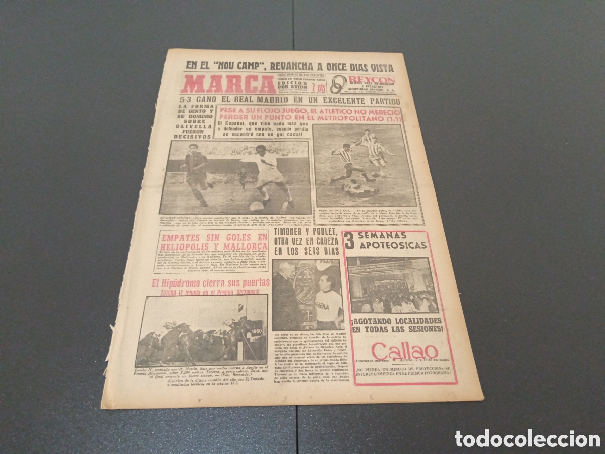Coleccionismo deportivo: MARCA 05 DE DICIEMBRE 1960 - Foto 1