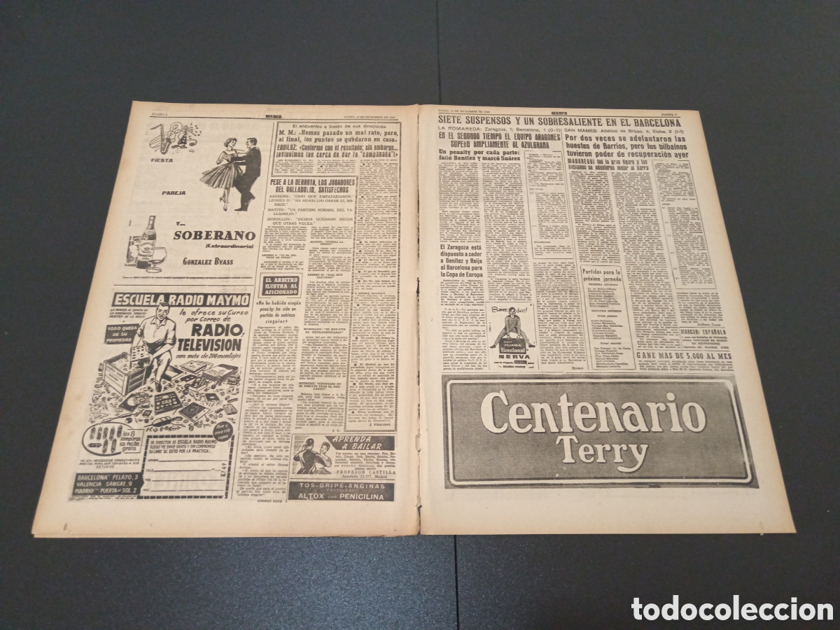 Coleccionismo deportivo: MARCA 12 DE DICIEMBRE 1960 - Foto 3