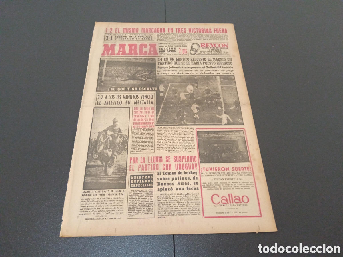 Coleccionismo deportivo: MARCA 12 DE DICIEMBRE 1960 - Foto 1