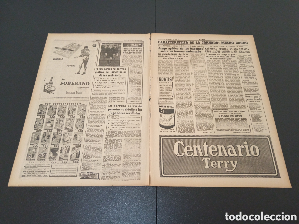 Coleccionismo deportivo: MARCA 19 DE DICIEMBRE 1960 - Foto 3