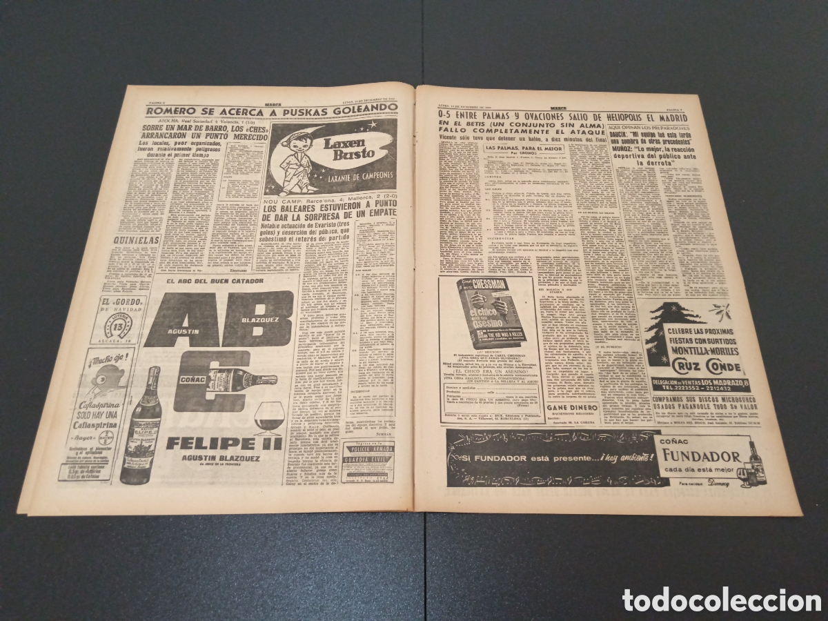 Coleccionismo deportivo: MARCA 19 DE DICIEMBRE 1960 - Foto 4