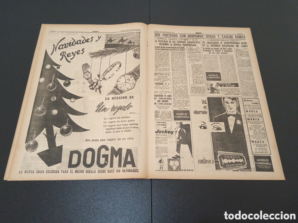 Coleccionismo deportivo: MARCA 19 DE DICIEMBRE 1960 - Foto 5