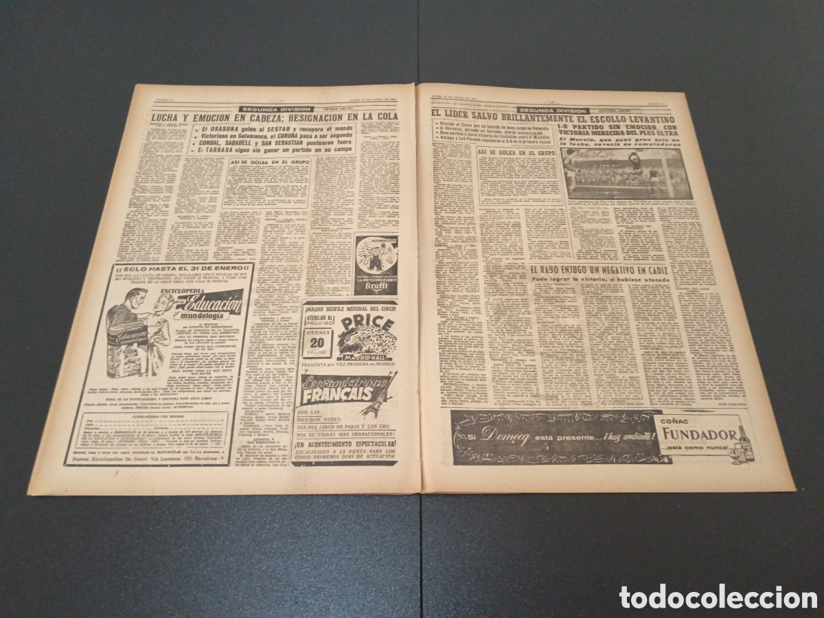 Coleccionismo deportivo: MARCA 16 DE ENERO 1961 - Foto 6