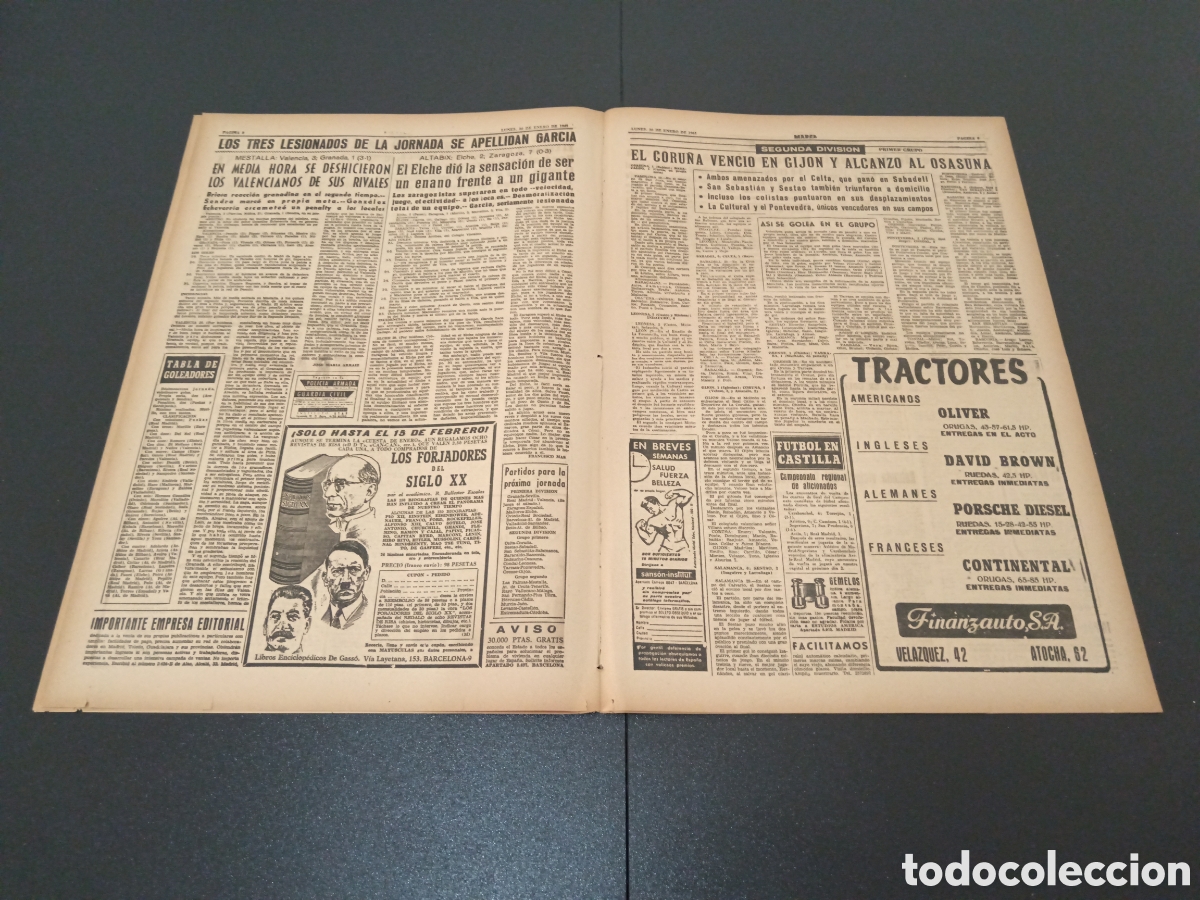 Coleccionismo deportivo: MARCA 30 DE ENERO 1961 - Foto 5