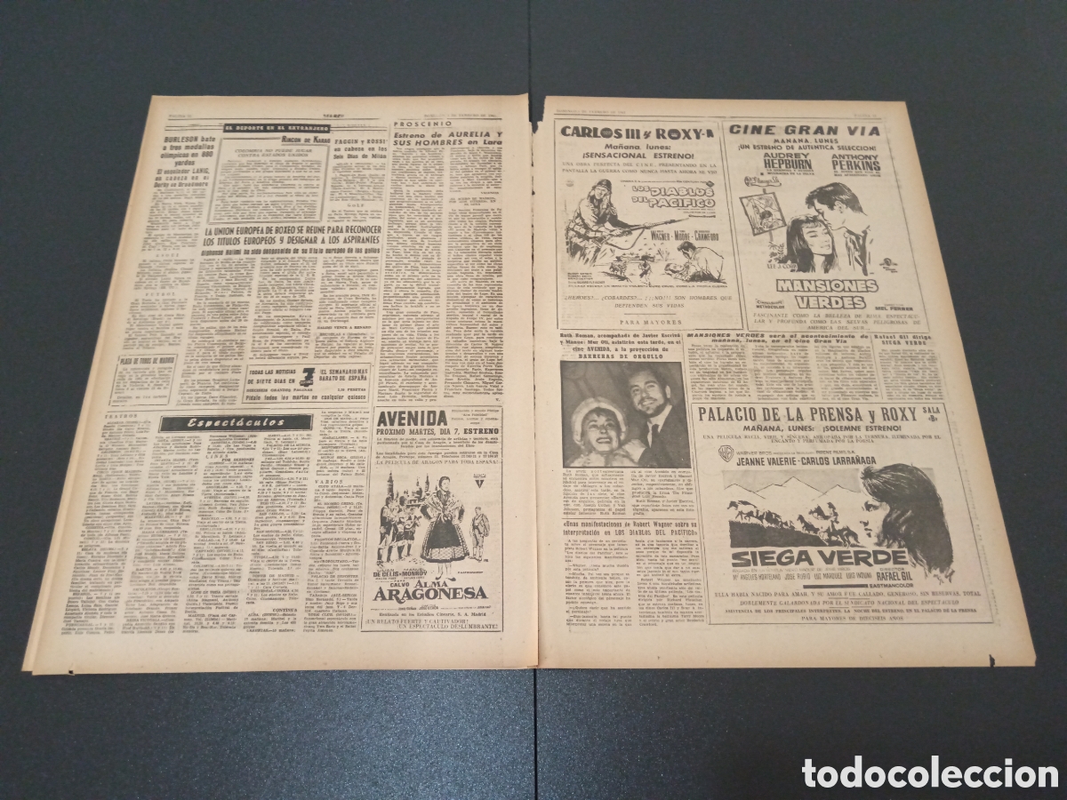 Coleccionismo deportivo: MARCA 05 DE FEBRERO 1961 - Foto 4