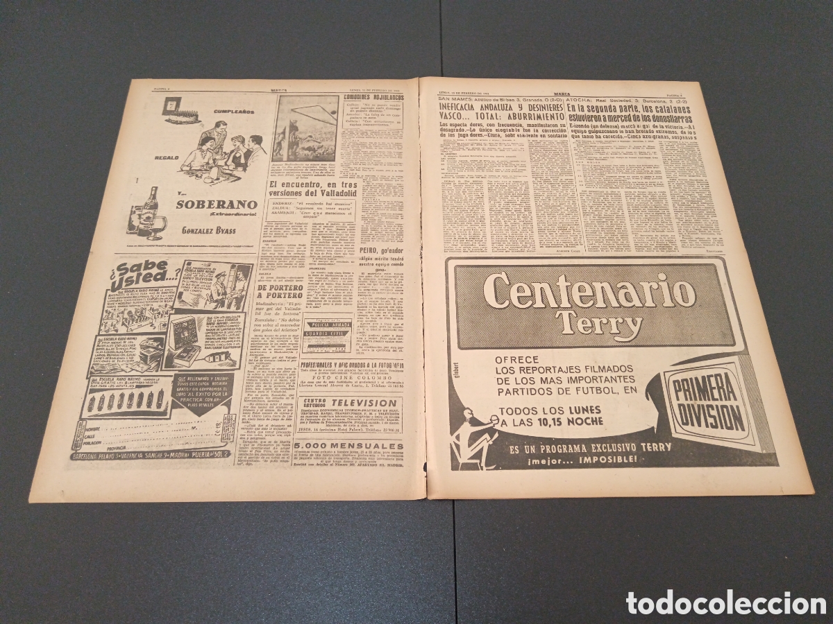 Coleccionismo deportivo: MARCA 13 DE FEBRERO 1961 - Foto 3