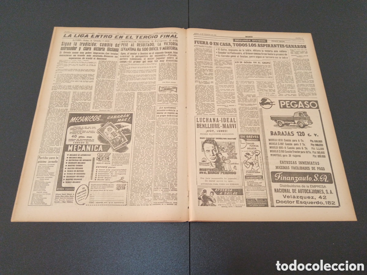 Coleccionismo deportivo: MARCA 13 DE FEBRERO 1961 - Foto 5