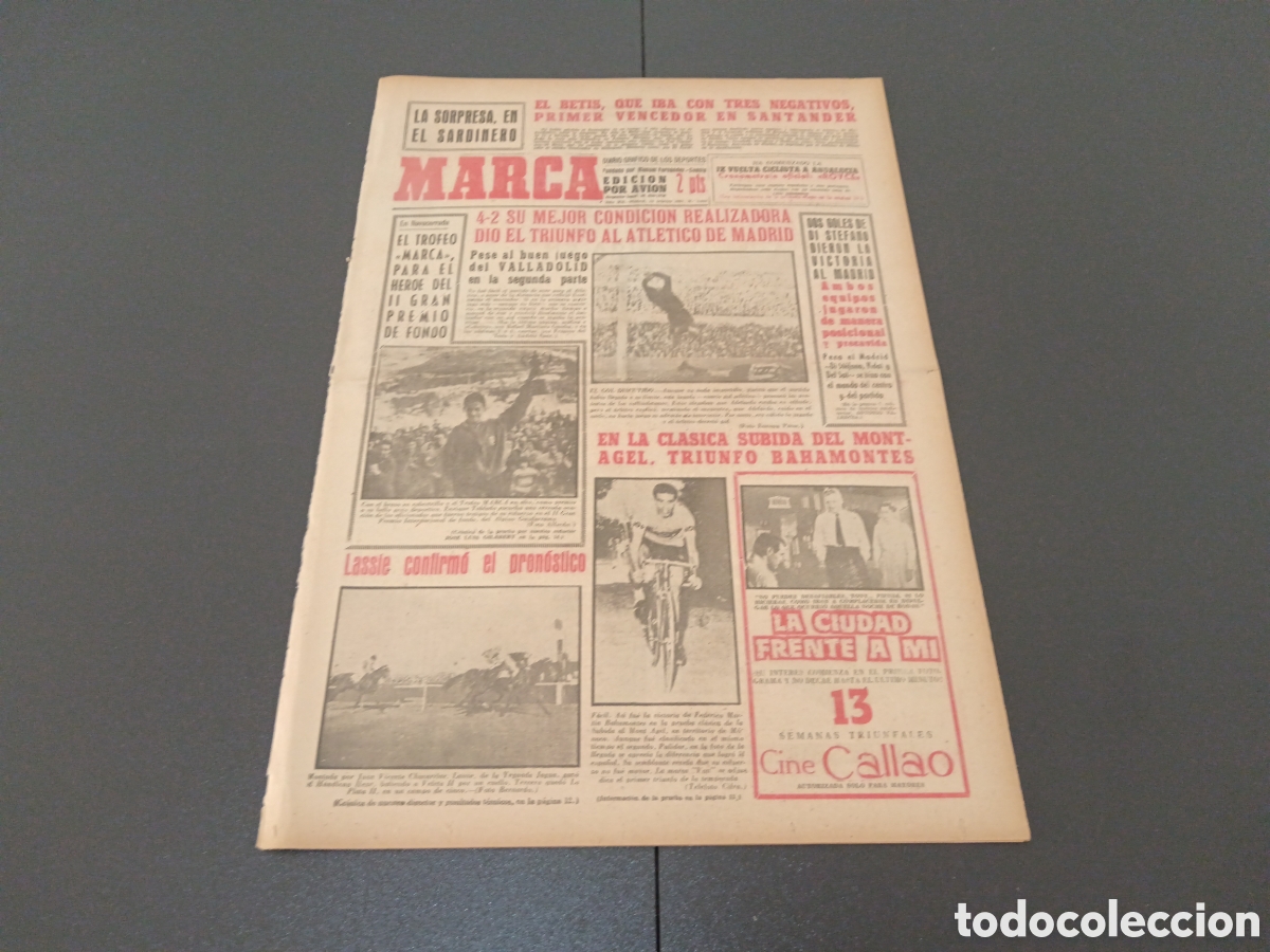 Coleccionismo deportivo: MARCA 13 DE FEBRERO 1961 - Foto 1