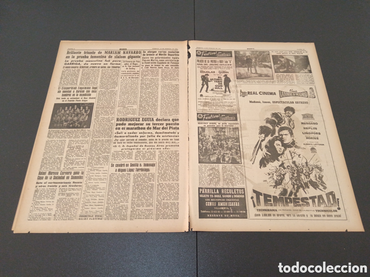 Coleccionismo deportivo: MARCA 19 DE FEBRERO 1961 - Foto 3