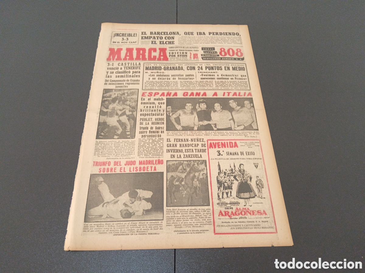 Coleccionismo deportivo: MARCA 19 DE FEBRERO 1961 - Foto 1
