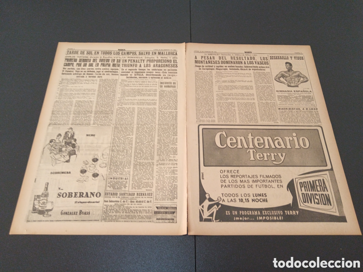 Coleccionismo deportivo: MARCA 20 DE FEBRERO 1961 - Foto 3