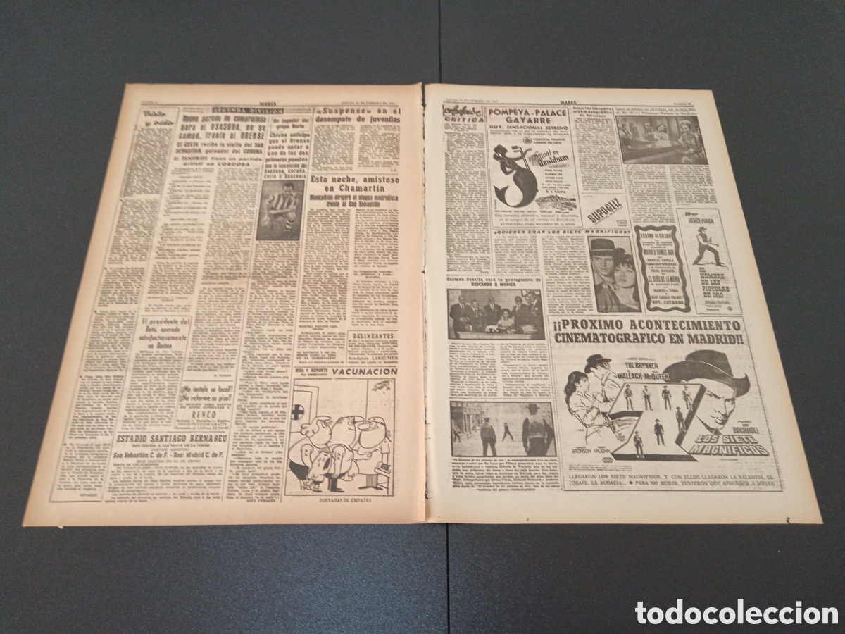 Coleccionismo deportivo: MARCA 23 DE FEBRERO 1961 - Foto 3