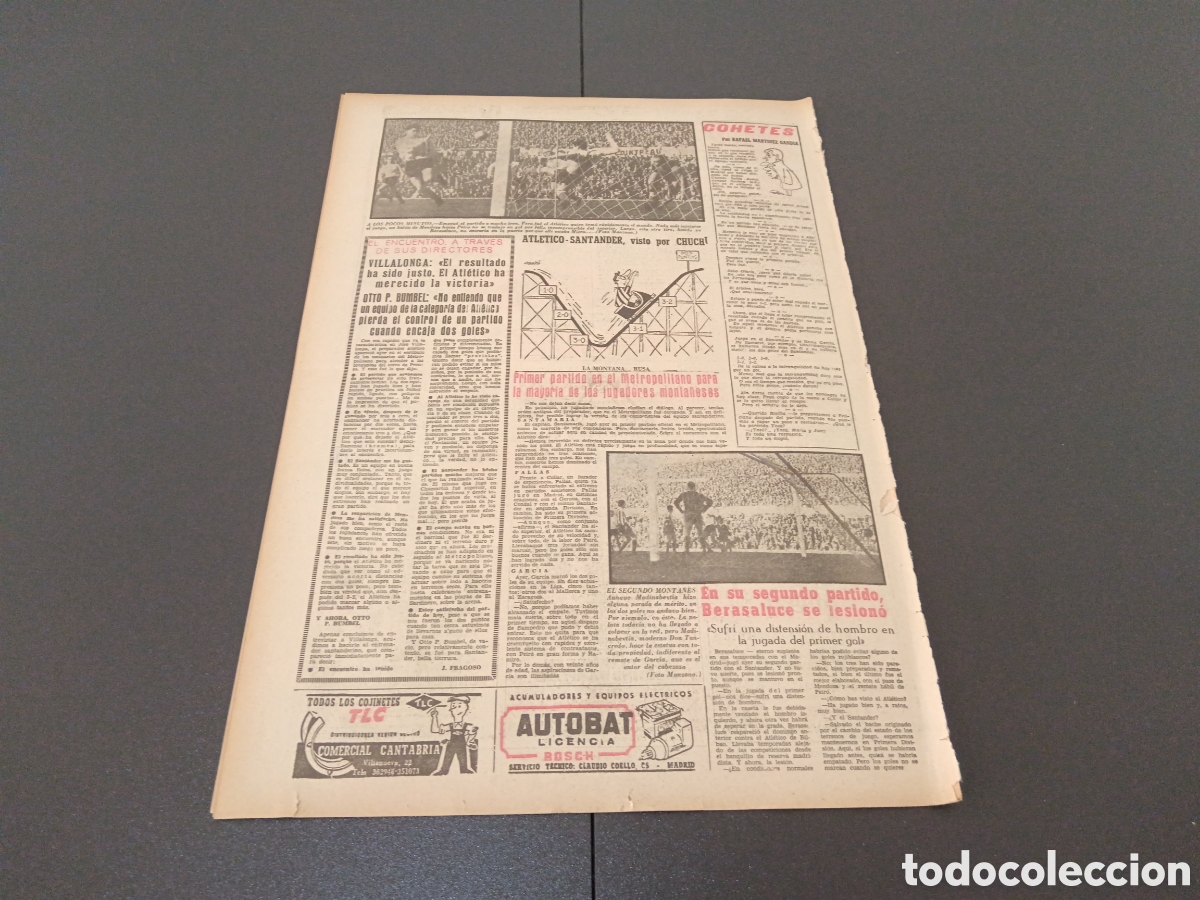 Coleccionismo deportivo: MARCA 27 DE FEBRERO 1961 - Foto 7