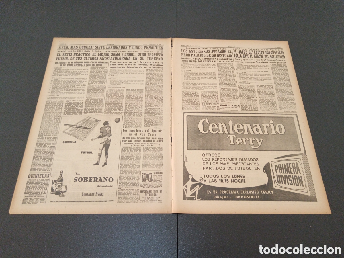 Coleccionismo deportivo: MARCA 06 DE MARZO 1961 - Foto 3