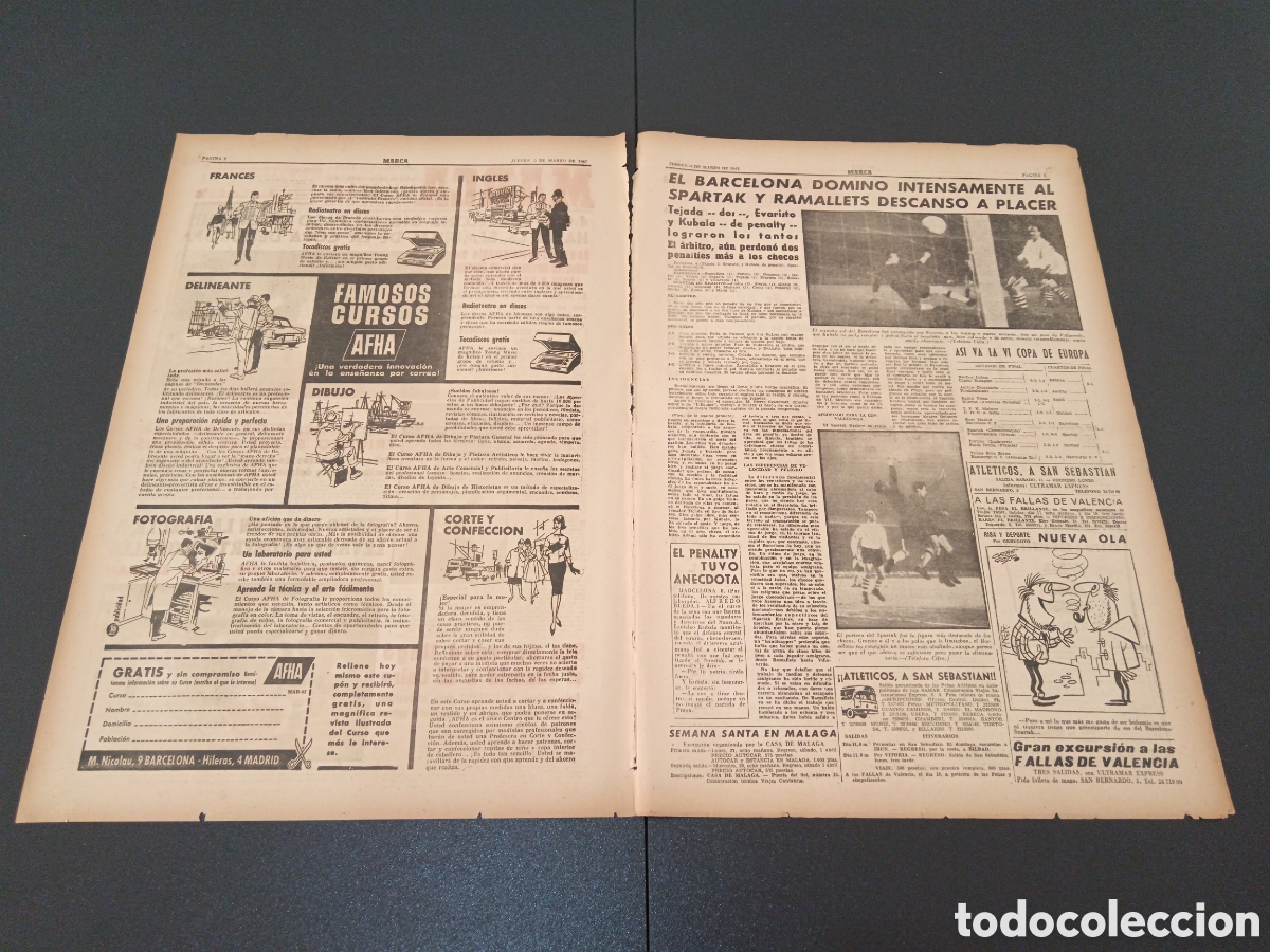 Coleccionismo deportivo: MARCA 09 DE MARZO 1961 - Foto 2