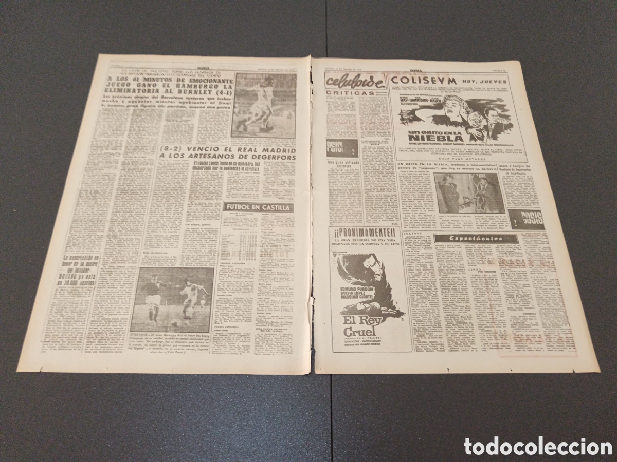 Coleccionismo deportivo: MARCA 16 DE MARZO 1961 - Foto 3