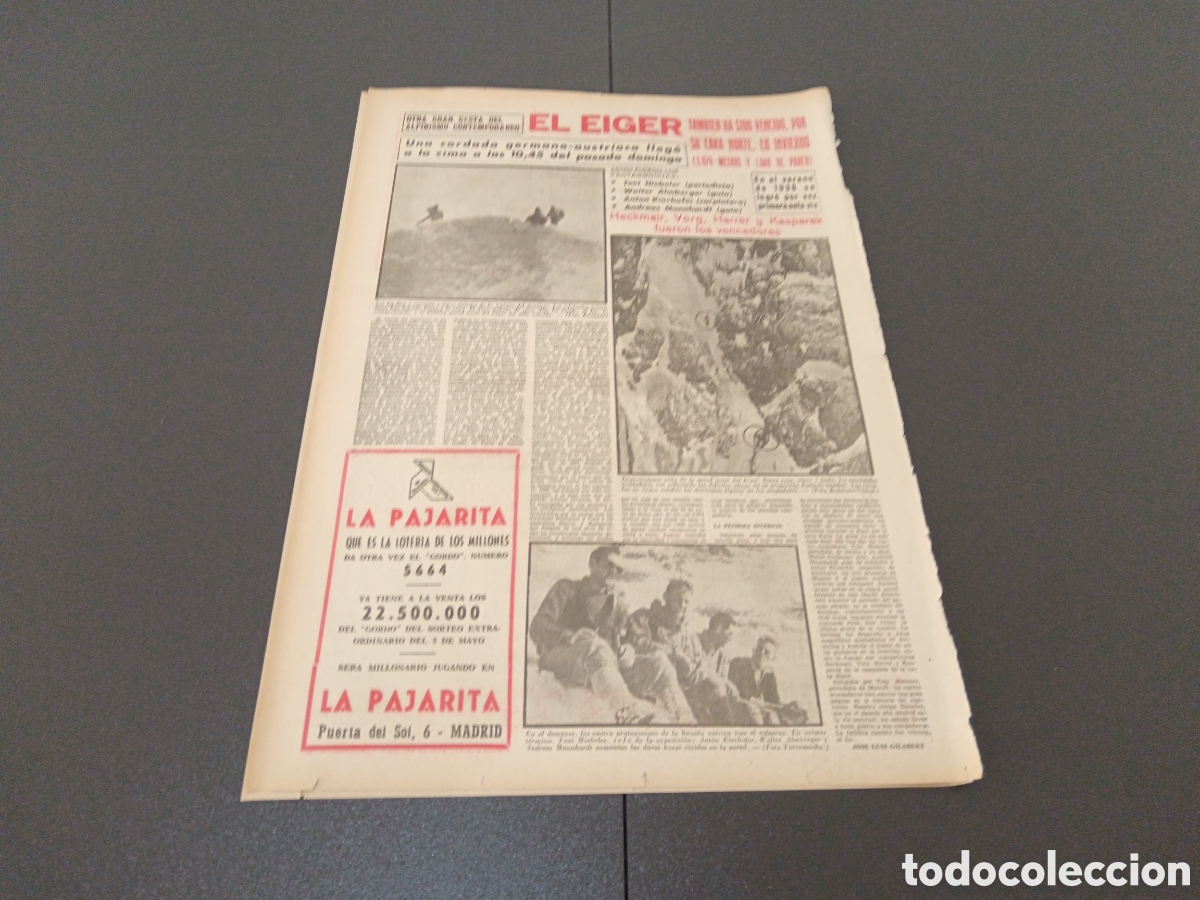 Coleccionismo deportivo: MARCA 16 DE MARZO 1961 - Foto 4