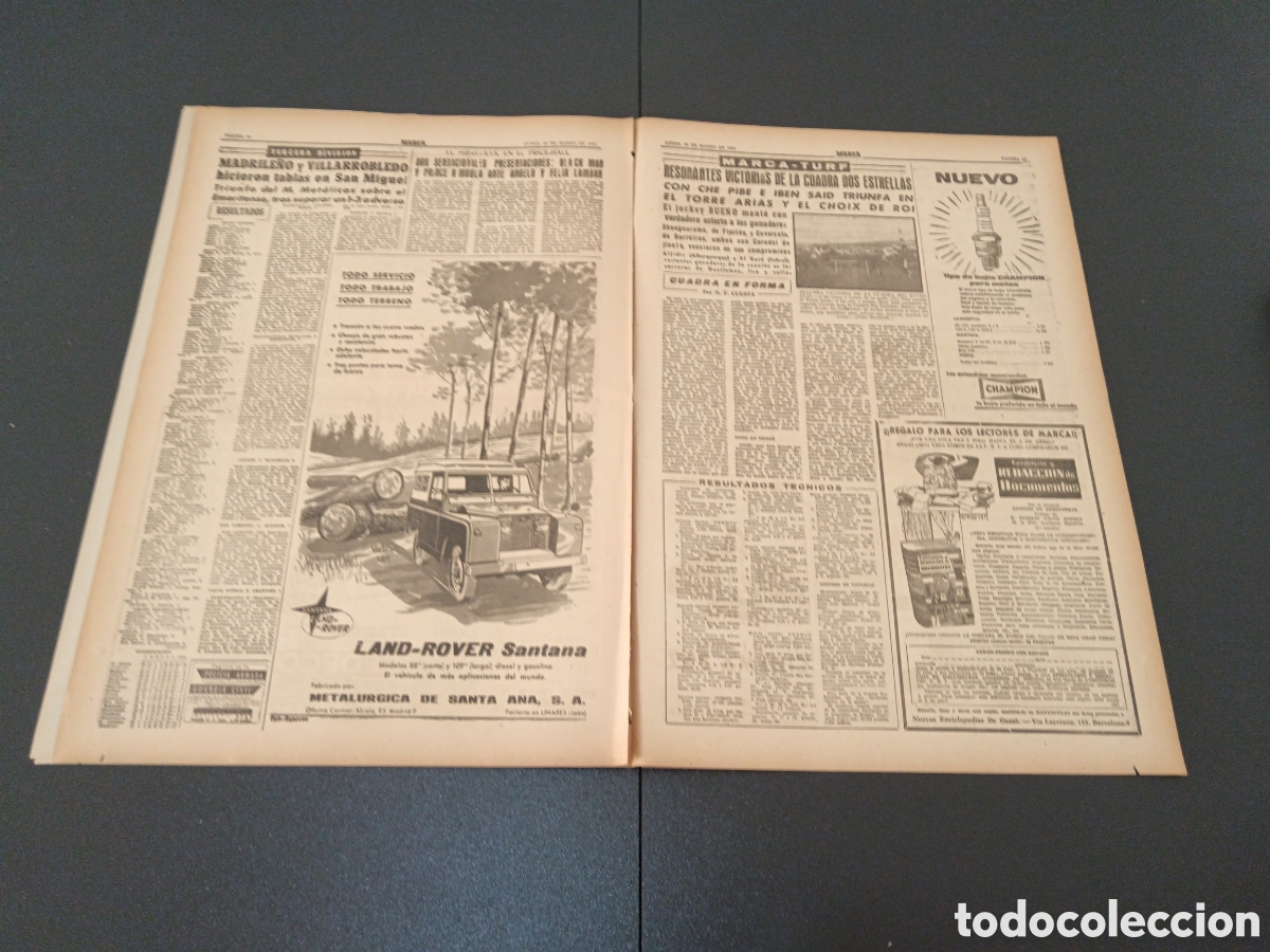 Coleccionismo deportivo: MARCA 20 DE MARZO 1961 - Foto 6