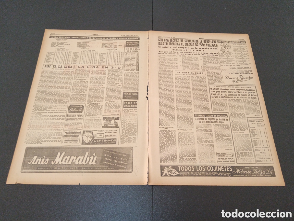 Coleccionismo deportivo: MARCA 27 DE MARZO 1961 - Foto 2