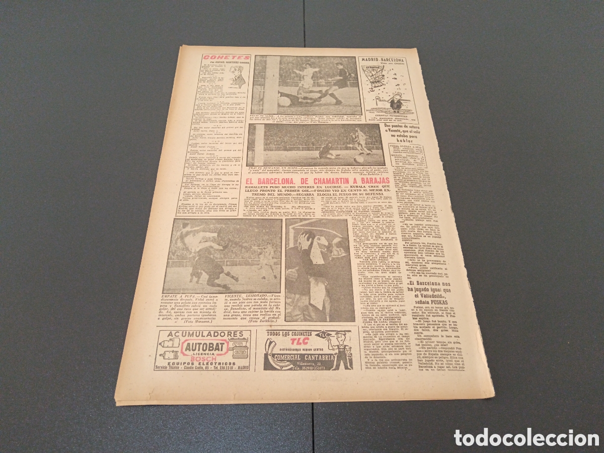 Coleccionismo deportivo: MARCA 27 DE MARZO 1961 - Foto 7