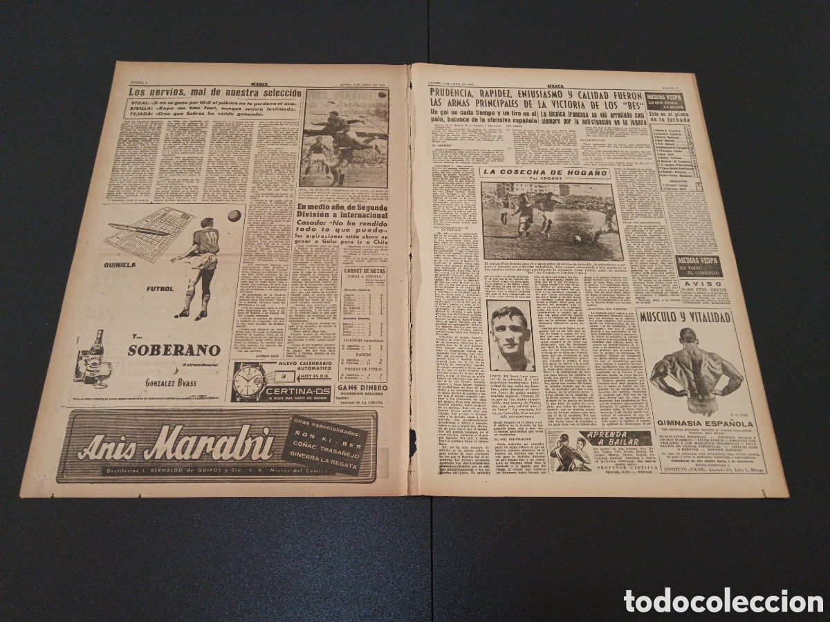 Coleccionismo deportivo: MARCA 03 DE ABRIL 1961 - Foto 3