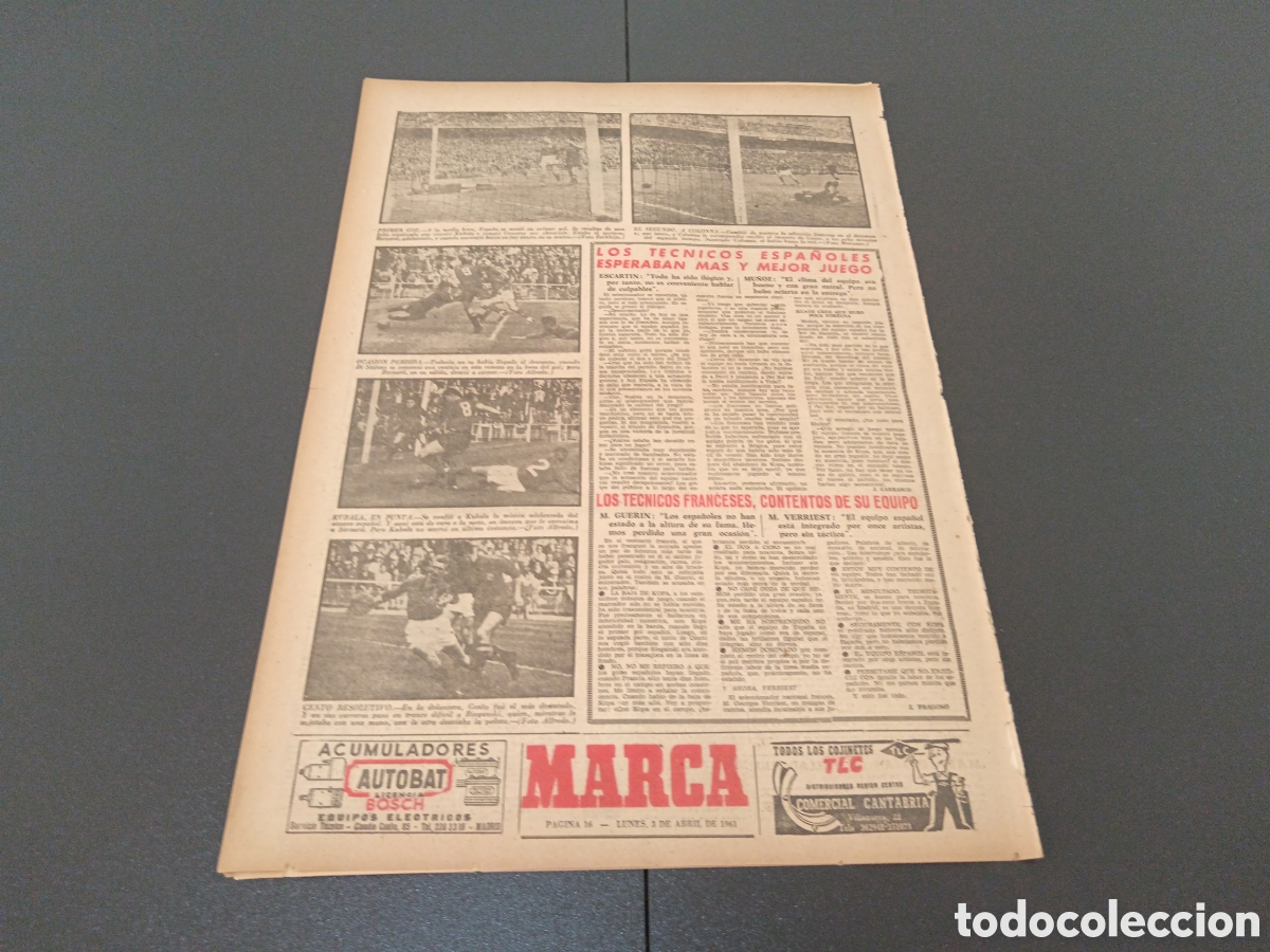 Coleccionismo deportivo: MARCA 03 DE ABRIL 1961 - Foto 5
