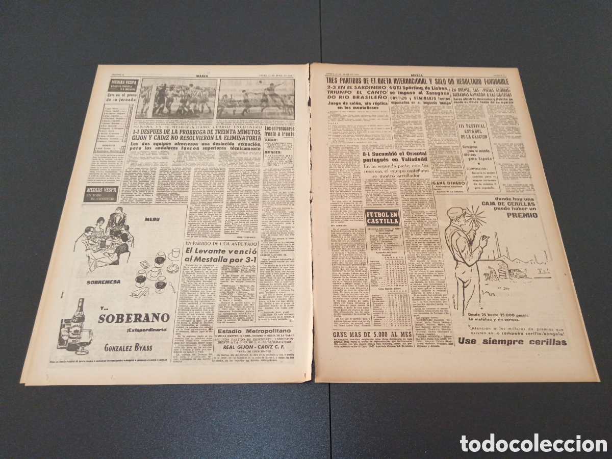 Coleccionismo deportivo: MARCA 17 DE ABRIL 1961 - Foto 3