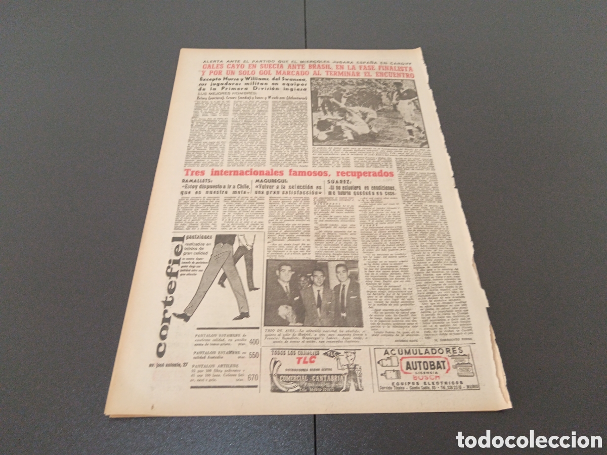 Coleccionismo deportivo: MARCA 17 DE ABRIL 1961 - Foto 5