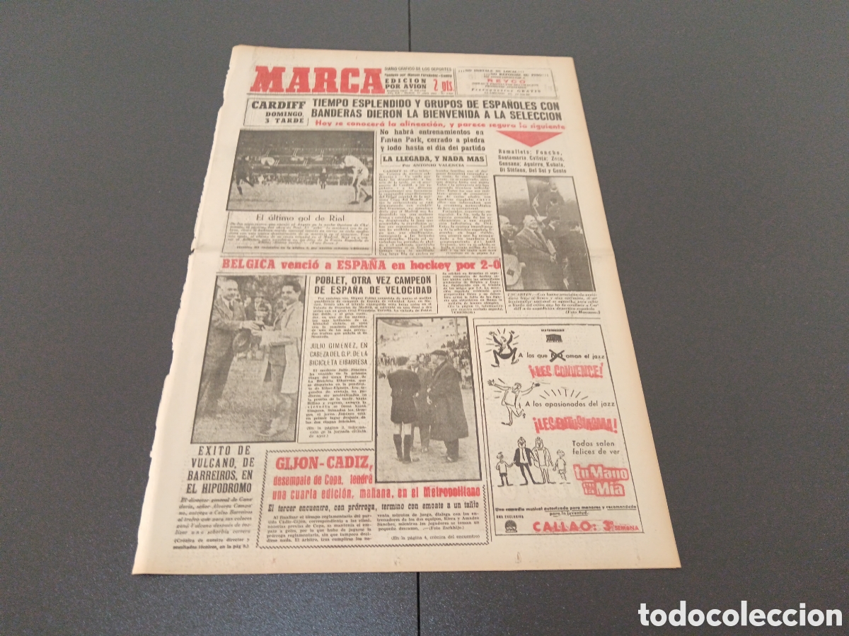 Coleccionismo deportivo: MARCA 17 DE ABRIL 1961 - Foto 1