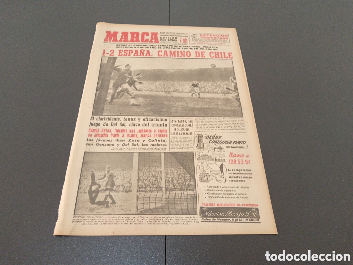 Coleccionismo deportivo: MARCA 20 DE ABRIL 1961 - Foto 1