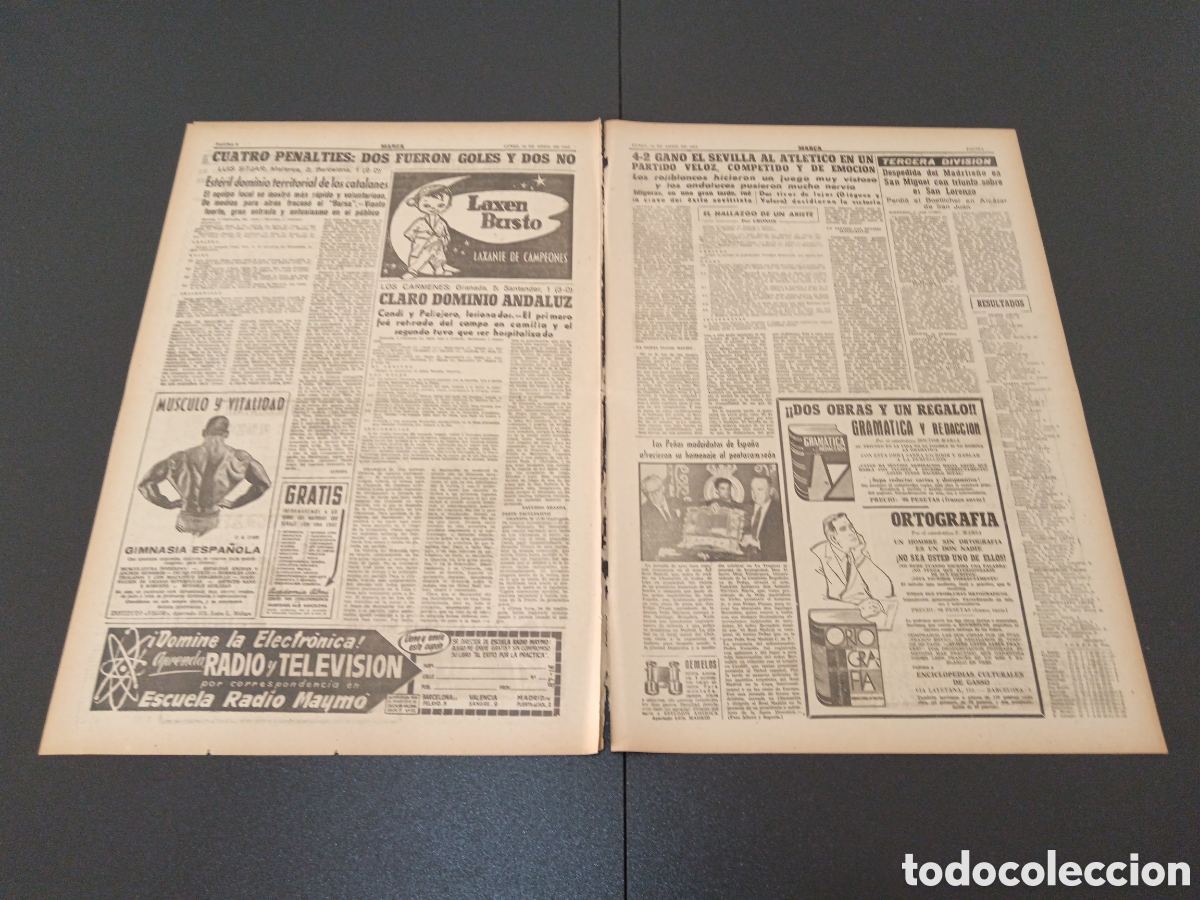 Coleccionismo deportivo: MARCA 24 DE ABRIL 1961 - Foto 4