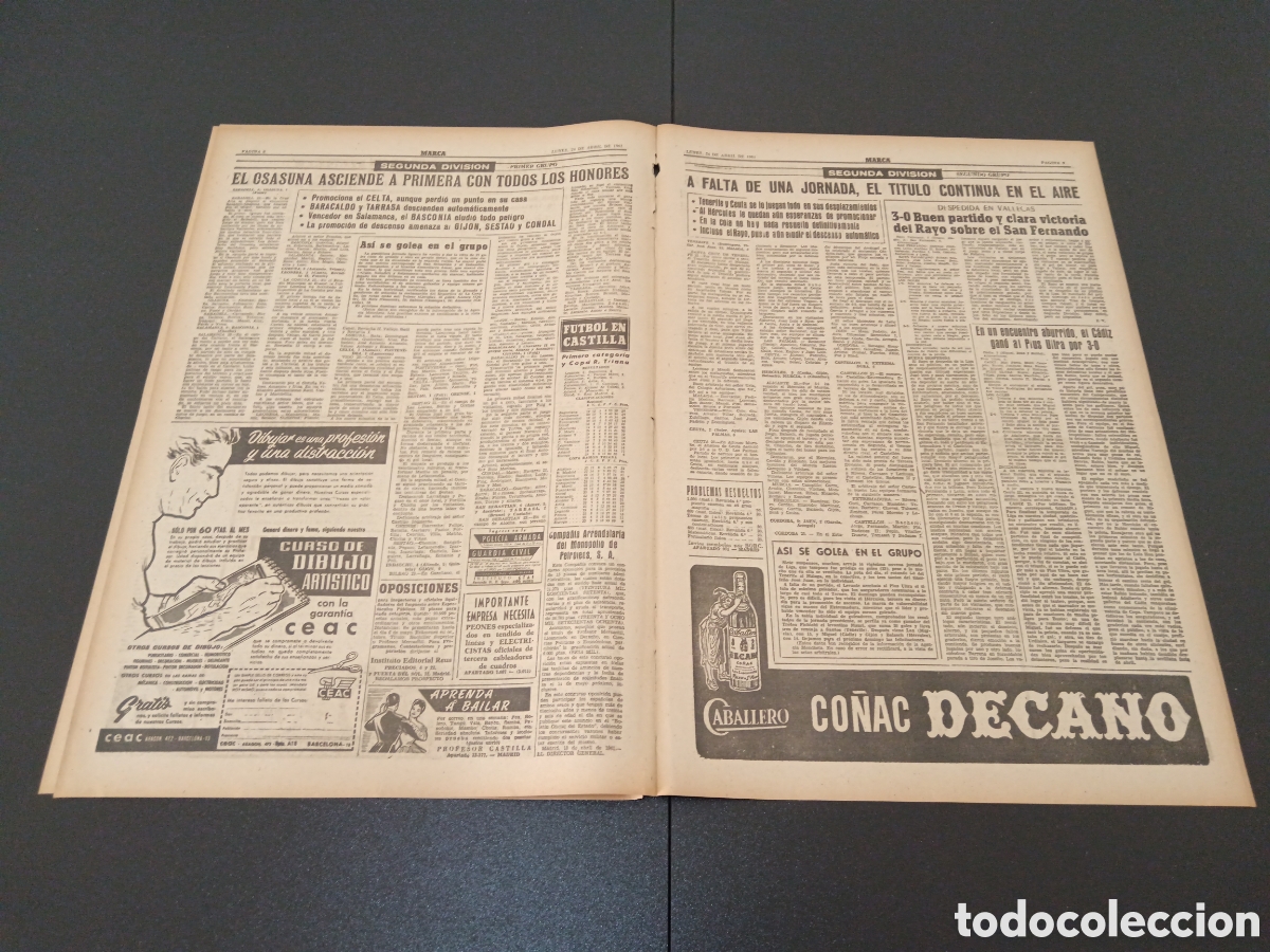 Coleccionismo deportivo: MARCA 24 DE ABRIL 1961 - Foto 5