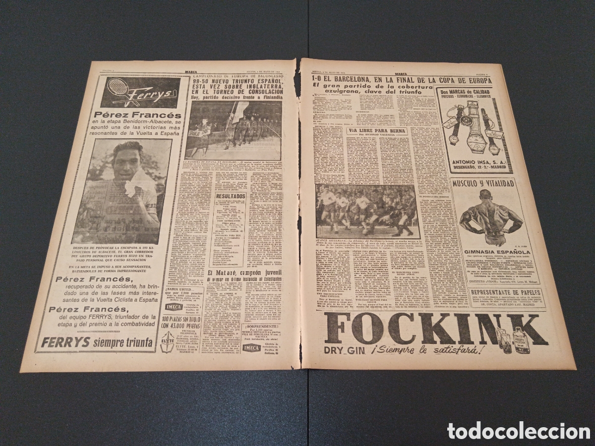 Coleccionismo deportivo: MARCA 04 DE MAYO 1961 - Foto 2