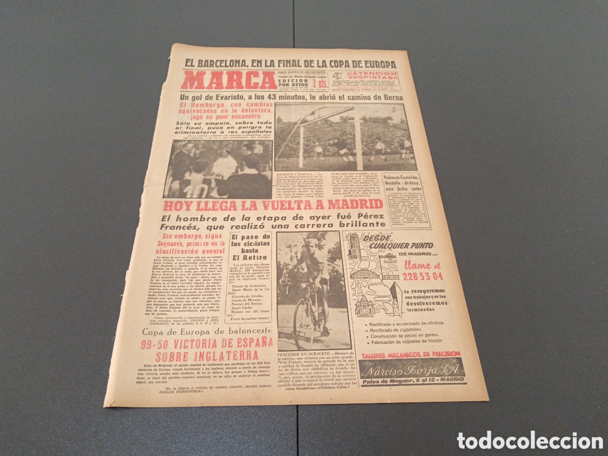Coleccionismo deportivo: MARCA 04 DE MAYO 1961 - Foto 1